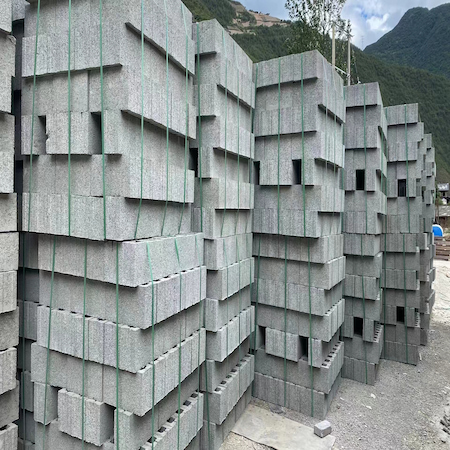 multihole cement block