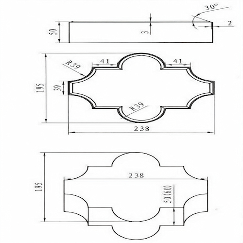 decorative  block